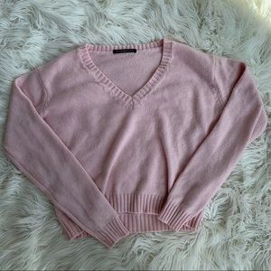 brandy melville pink sweater